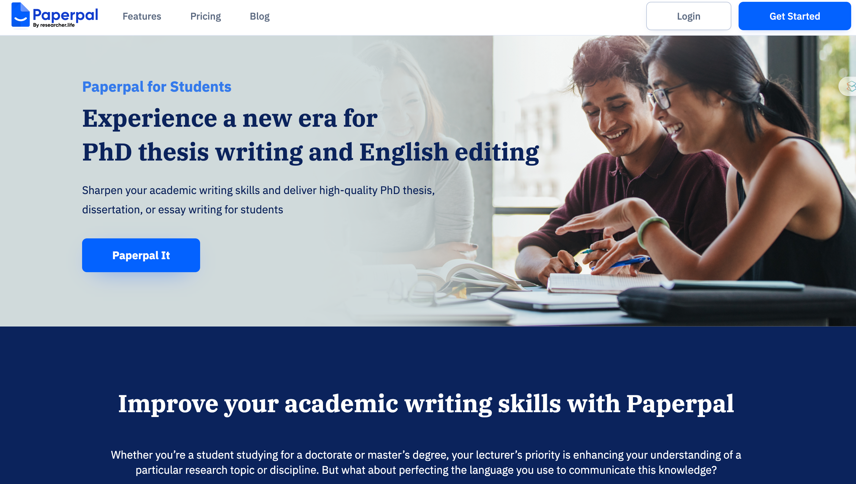 AI for thesis writing - Paperpal