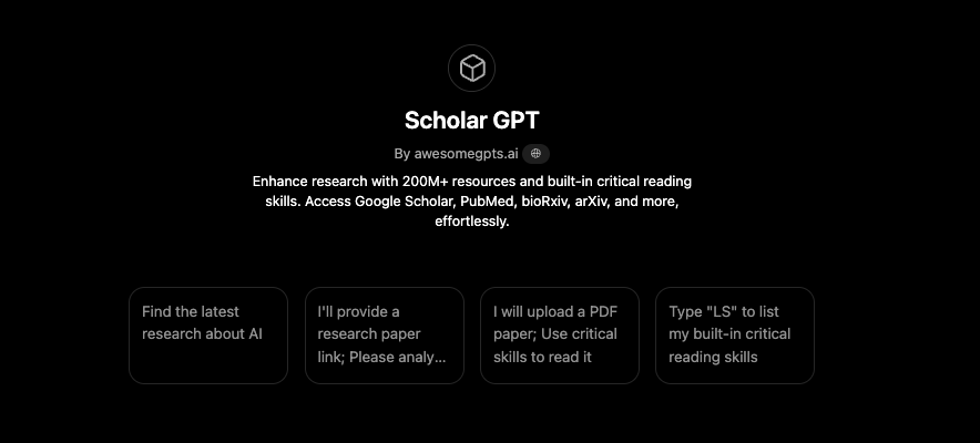 scholar gpt